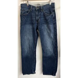 EUC Tommy Hilfiger Jeans Mens 29x30 Relaxed Freedom Dark‎ Wash Blue Denim